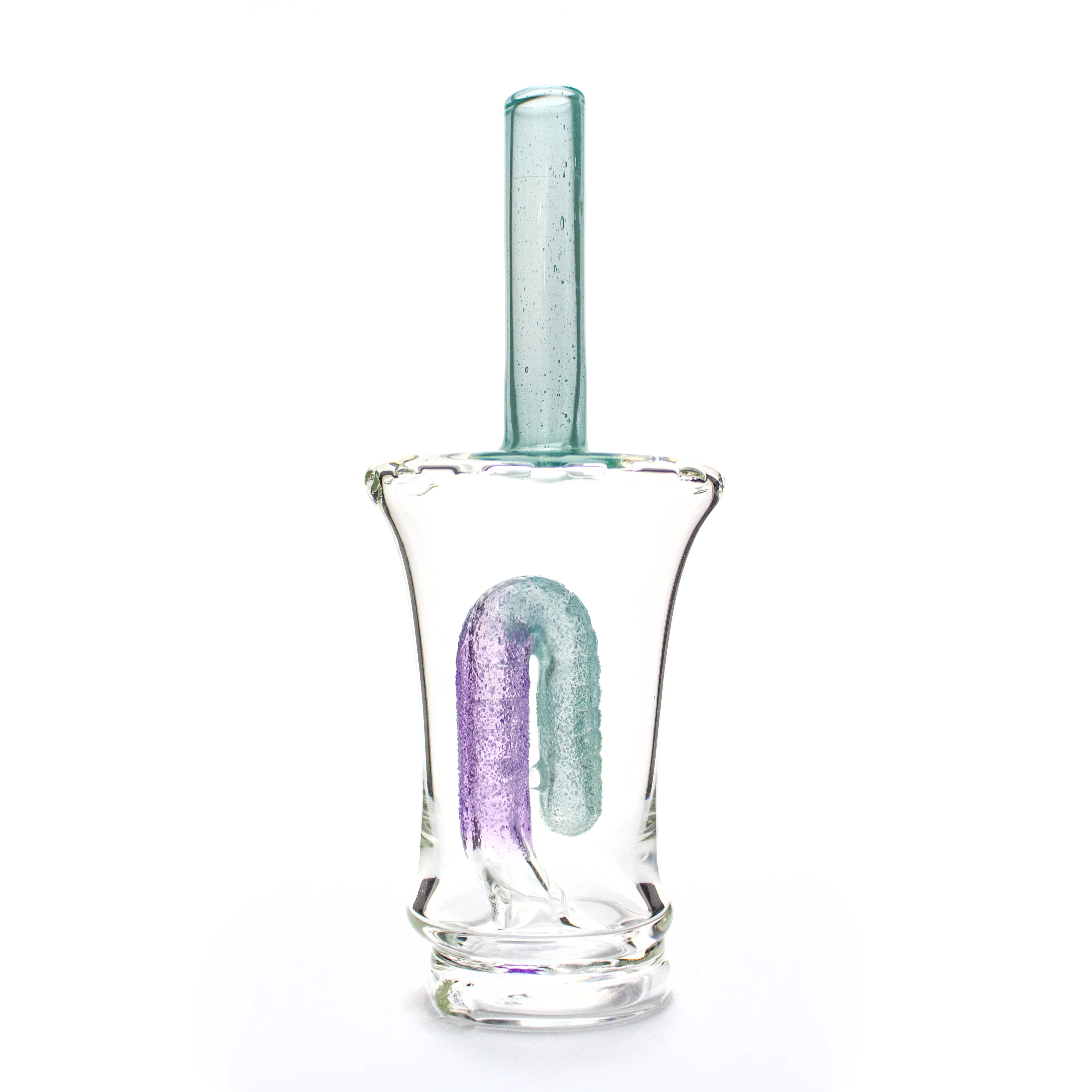 Aqua & Purple Candy Cup Peak Top #EMP457