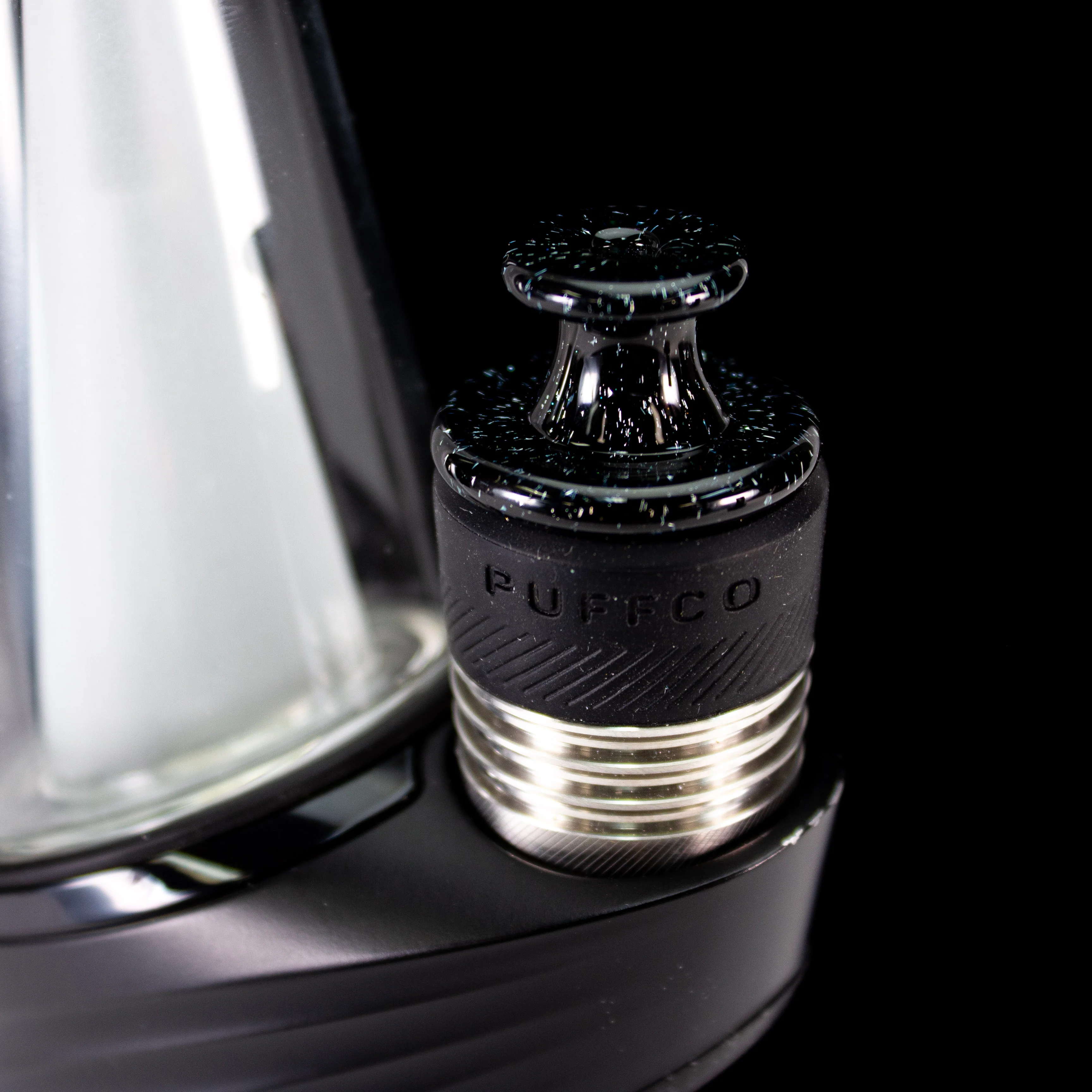 Black with Silver Dichro 3DXL Spinner Cap #SAN103 - Image 2
