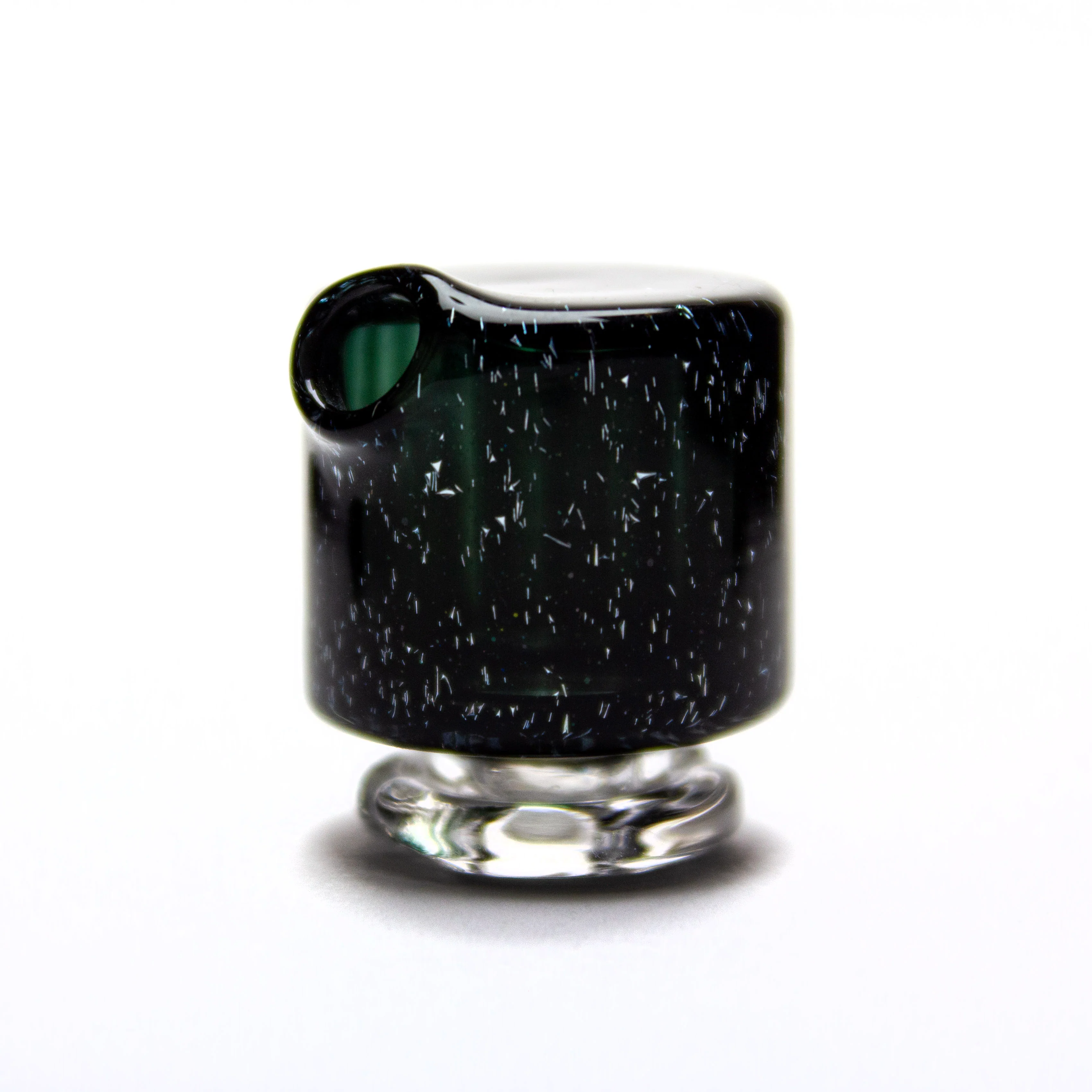 Black with Silver Dichro Pivot Spinner Tip #SAN92