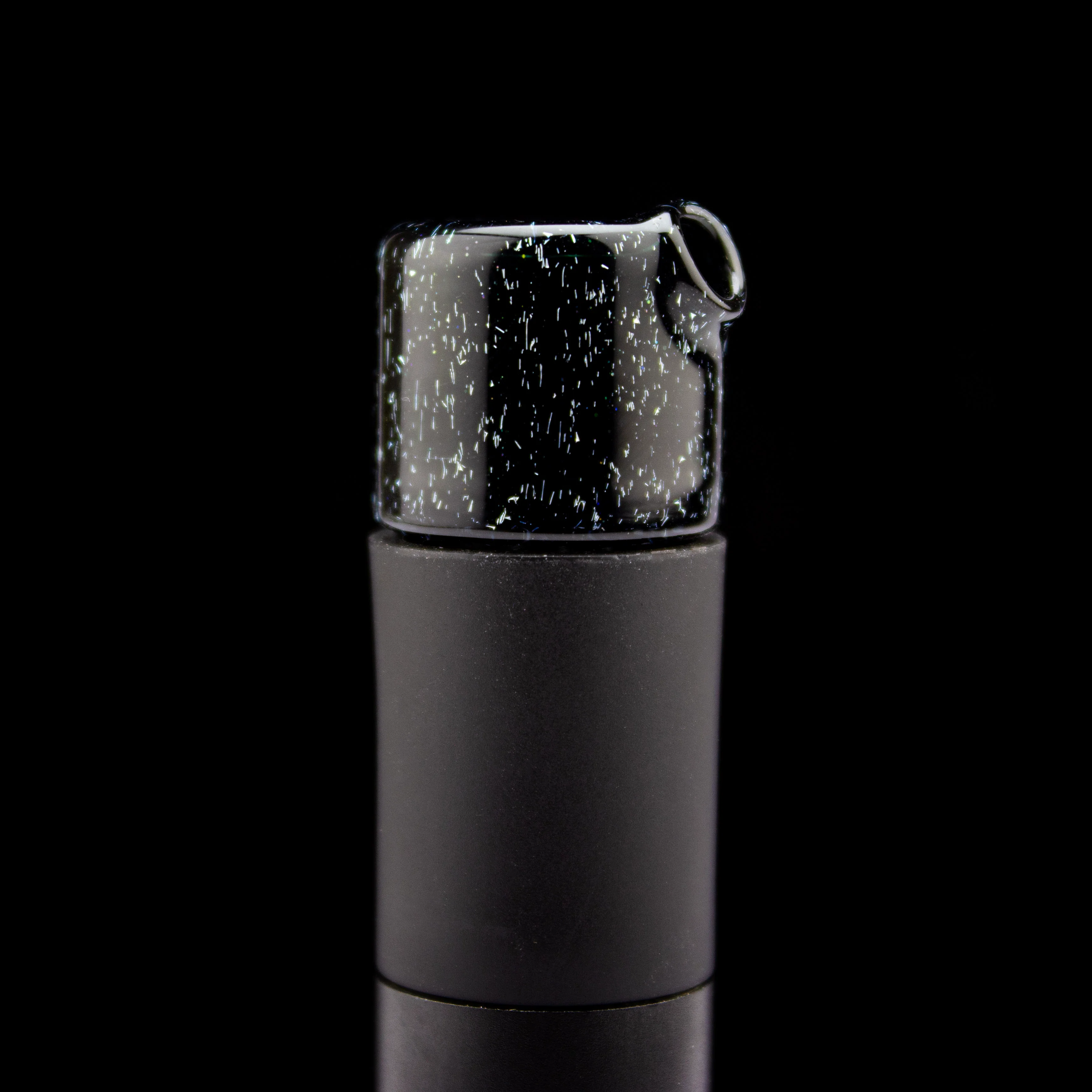 Black with Silver Dichro Pivot Spinner Tip #SAN92 - Image 2