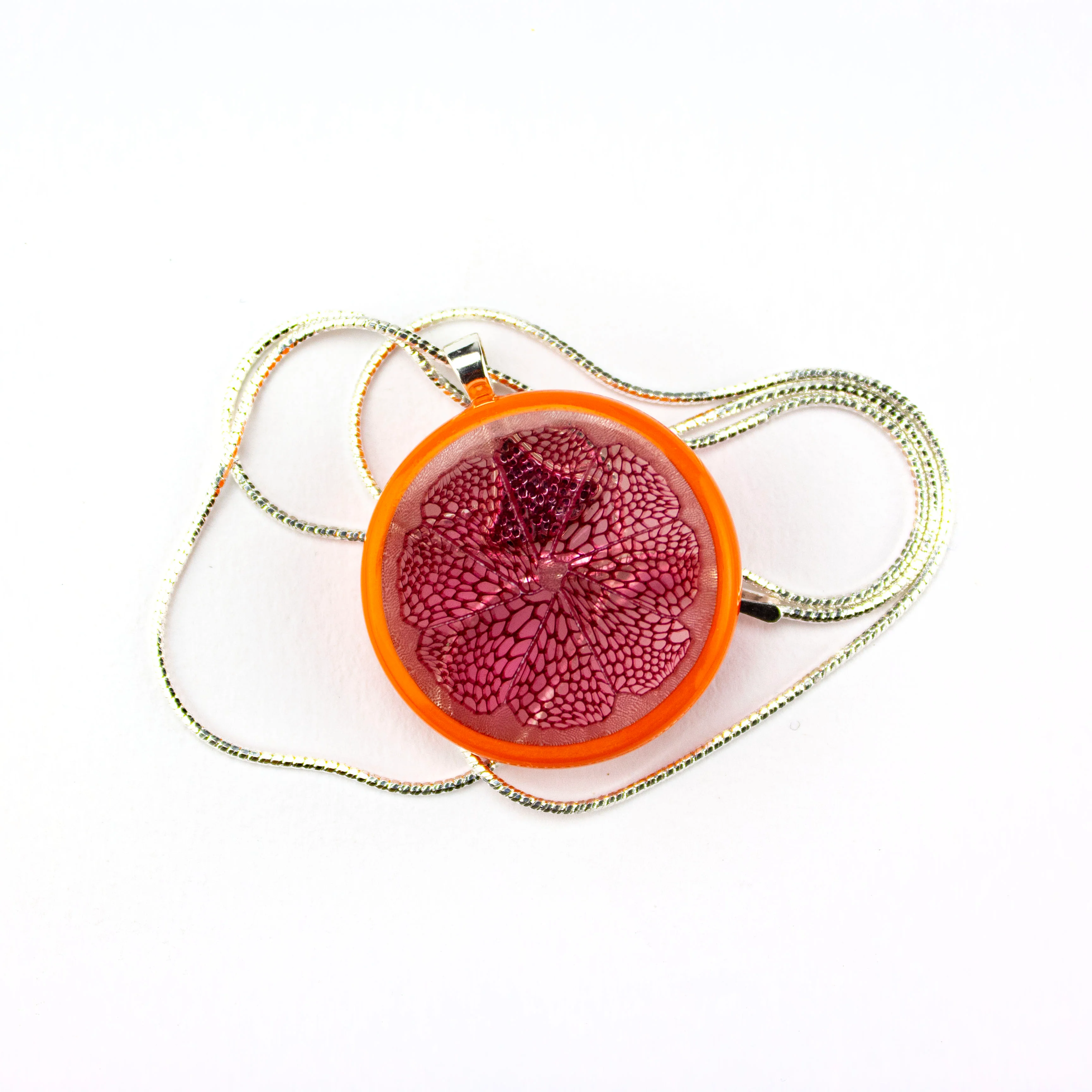 Blood Orange Slice Citrus Pendy #HGN74