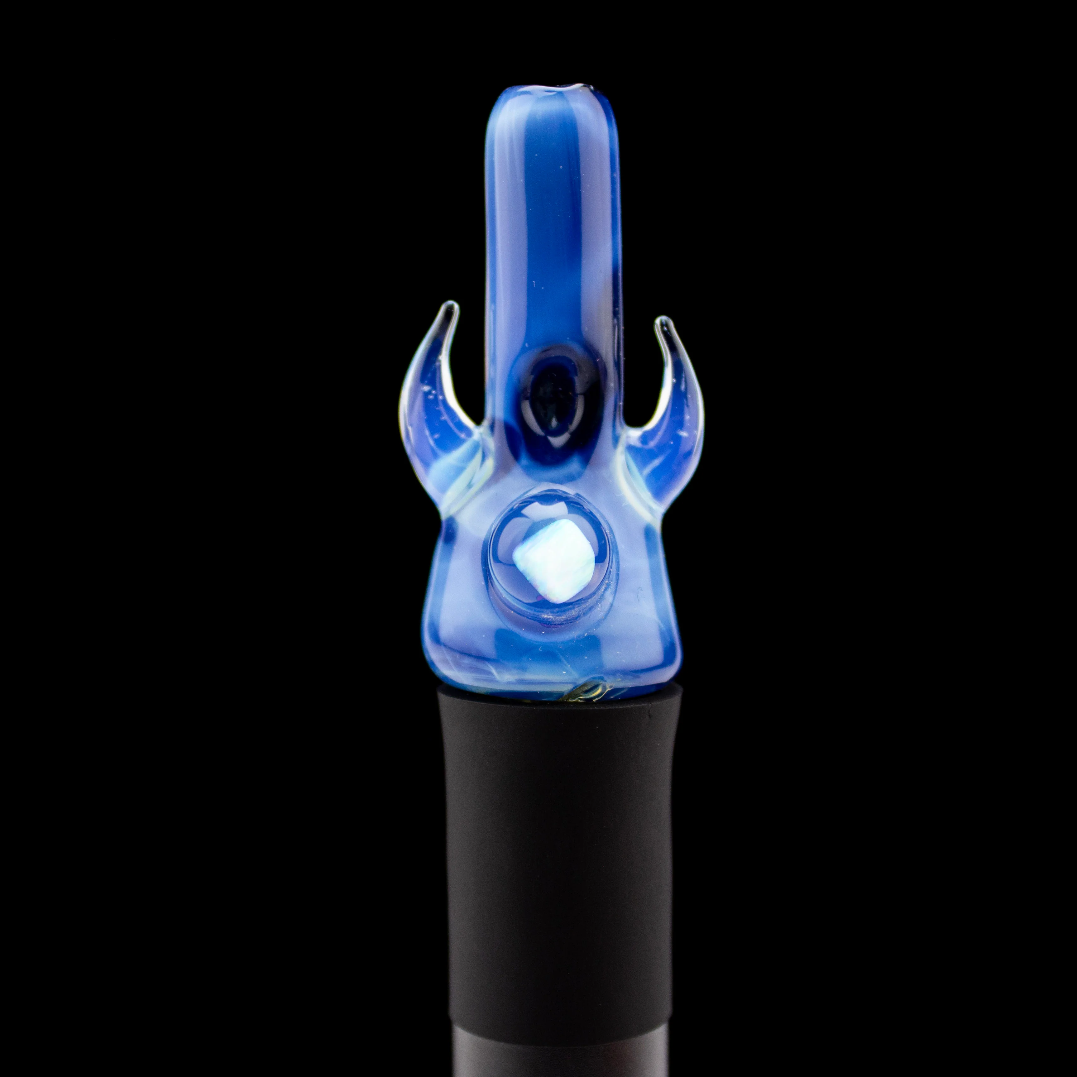 Blue Agate Horned Opal Pivot Tip #MAG216 - Image 2