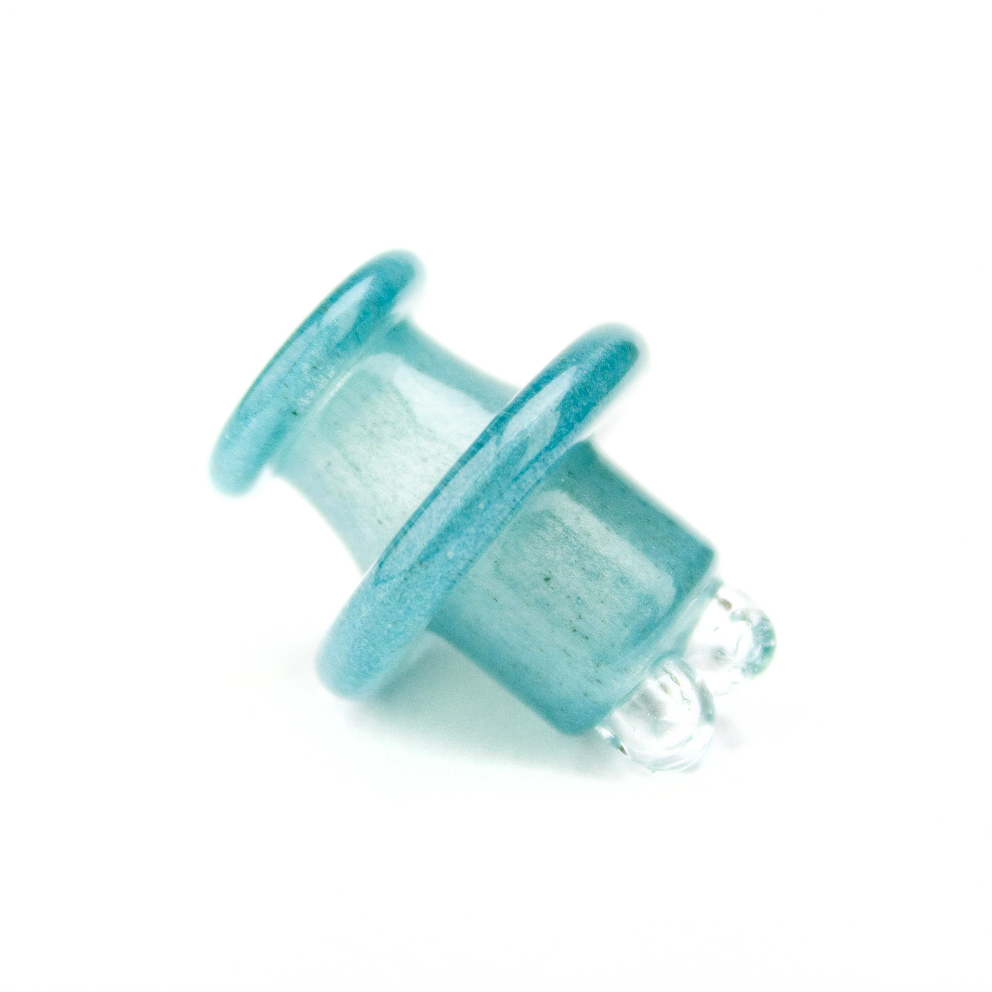 Blue Metallic Glow 3DXL Dichro Spinner Cap #SAN45