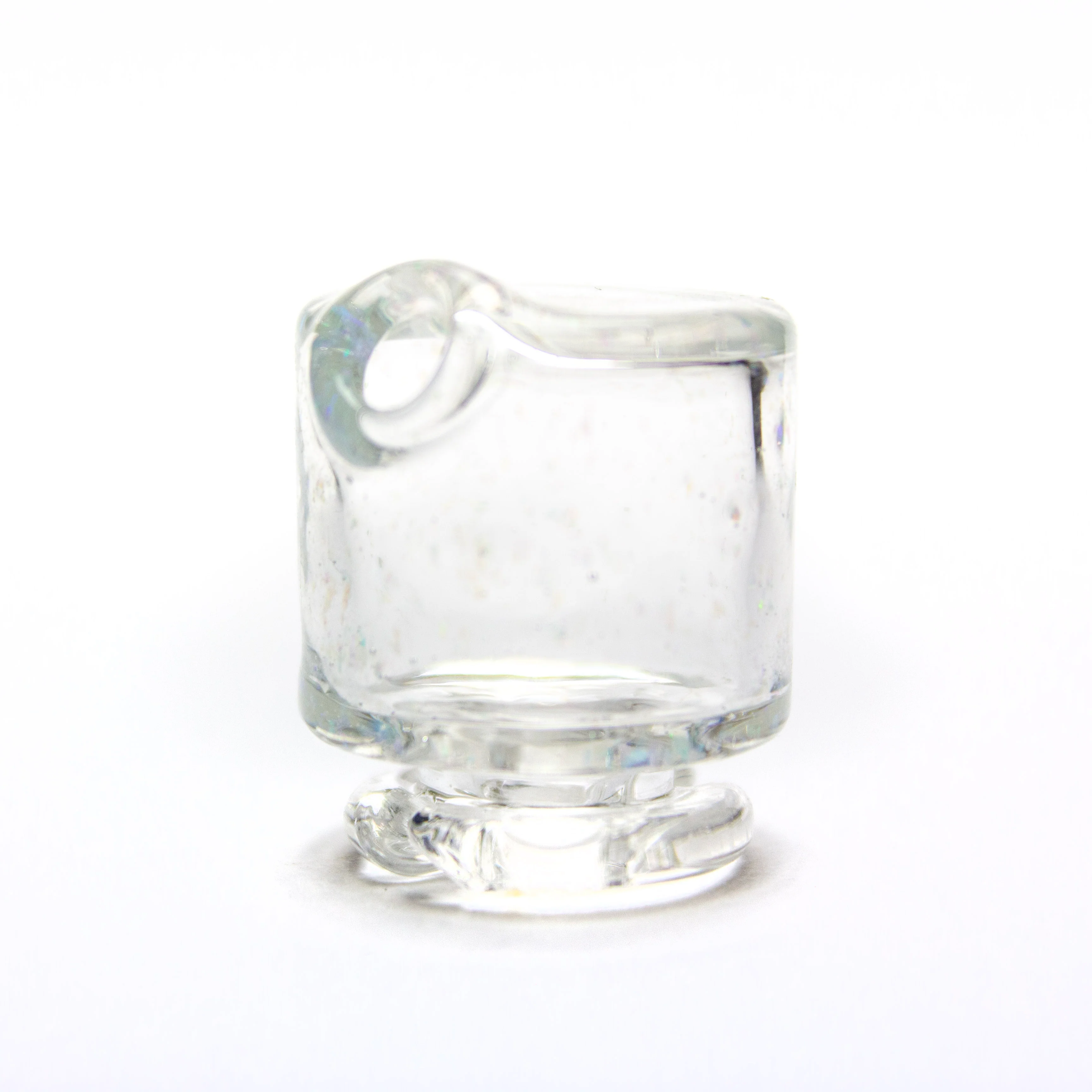 Clear Crushed Opal Pivot Spinner Tip #SAN85