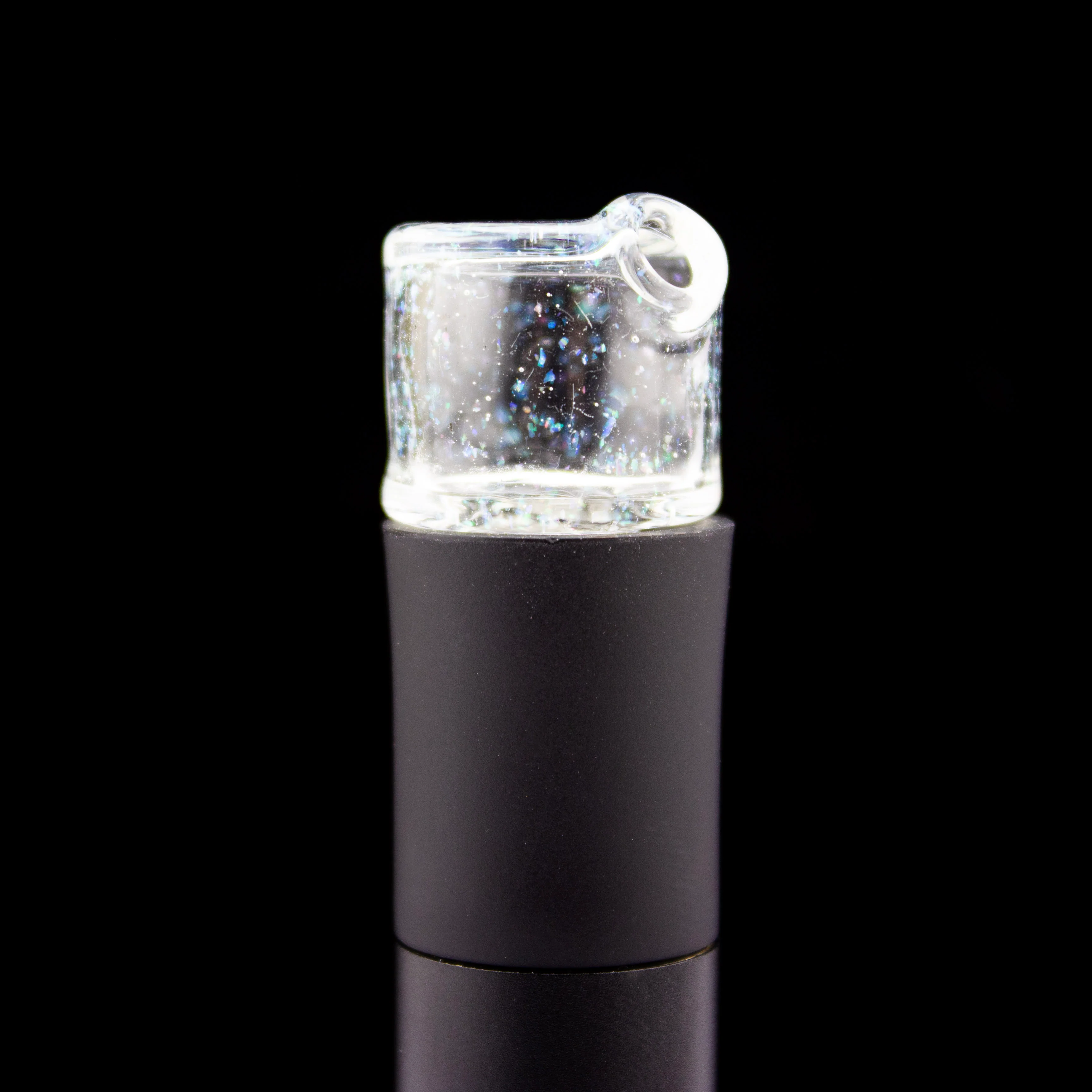 Clear Crushed Opal Pivot Spinner Tip #SAN85 - Image 2