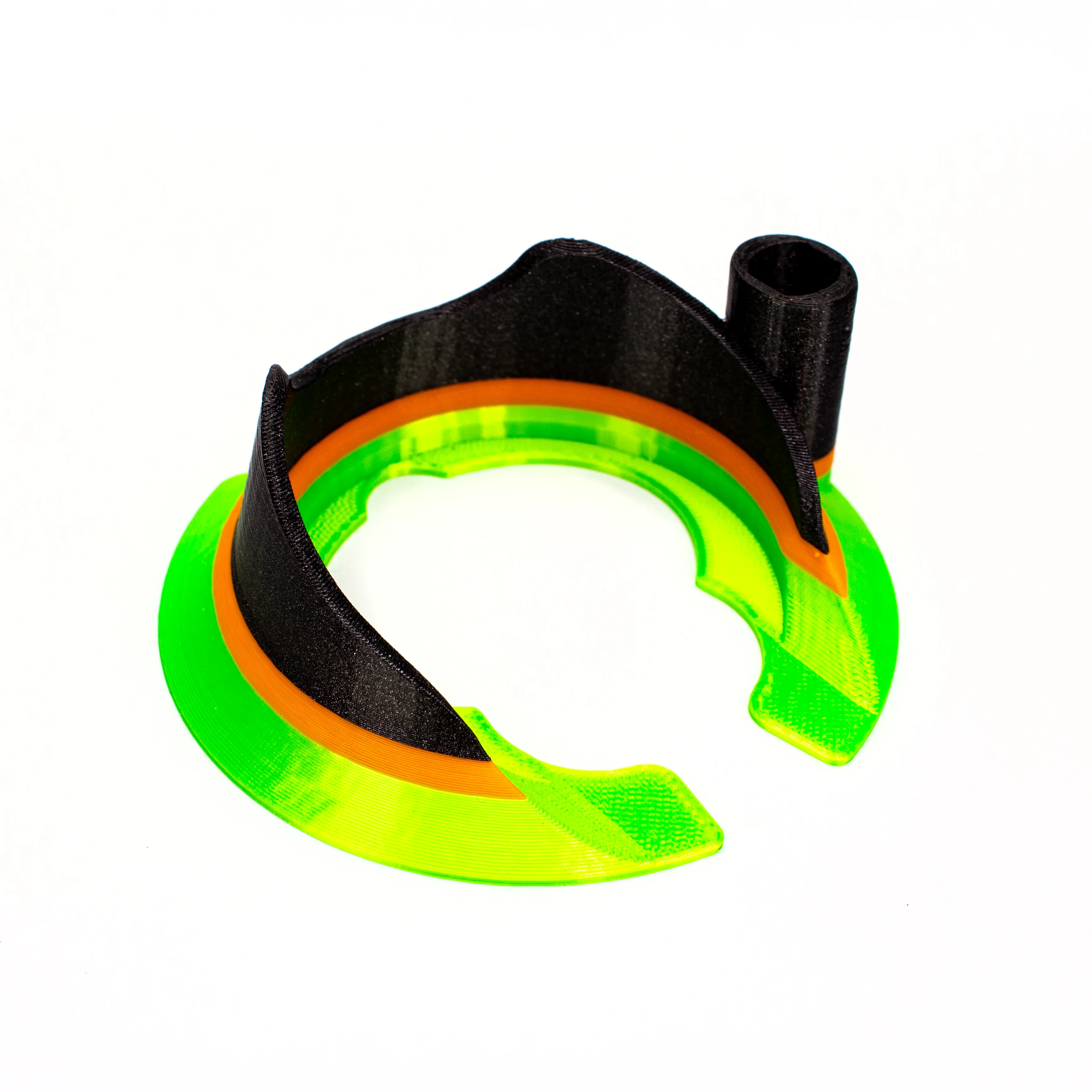 Derek Holtz - Black, Orange & Neon Green Peak Pro & Hot Knife Base #DHZ40