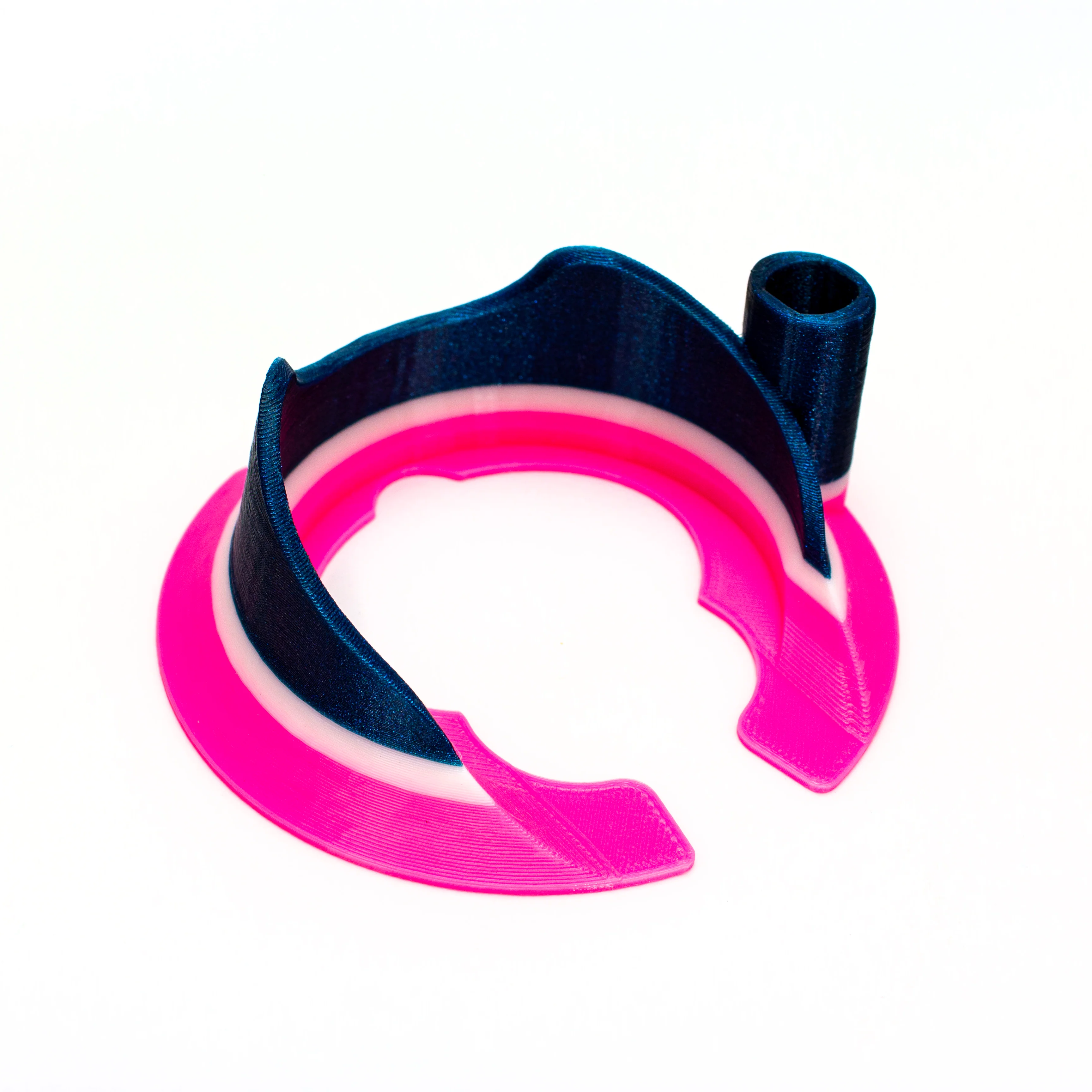 Derek Holtz - Sparkle Blue, White & Pink Peak Pro & Hot Knife Base #DHZ44