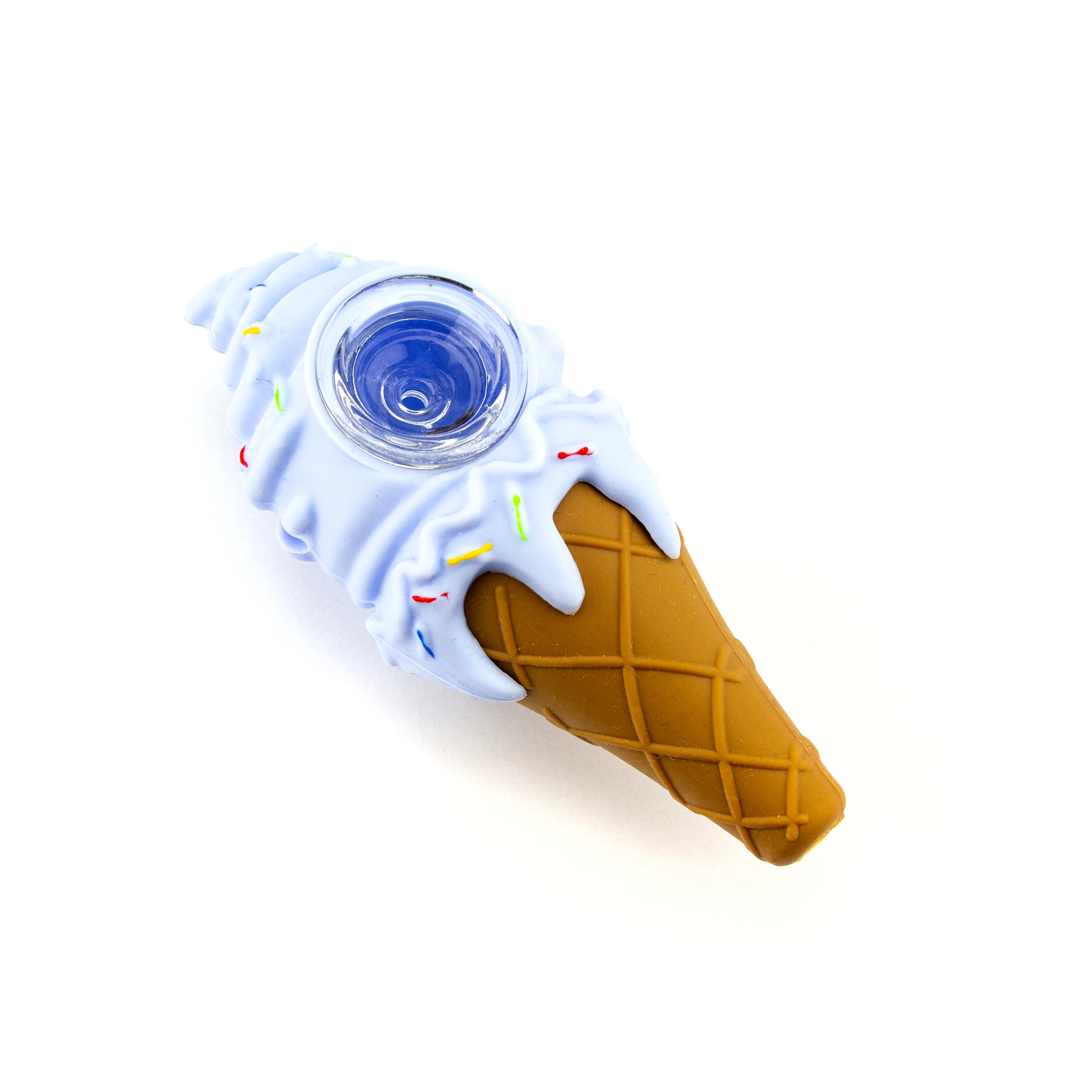 Ice Cream Cone Silicone Hand Pipe