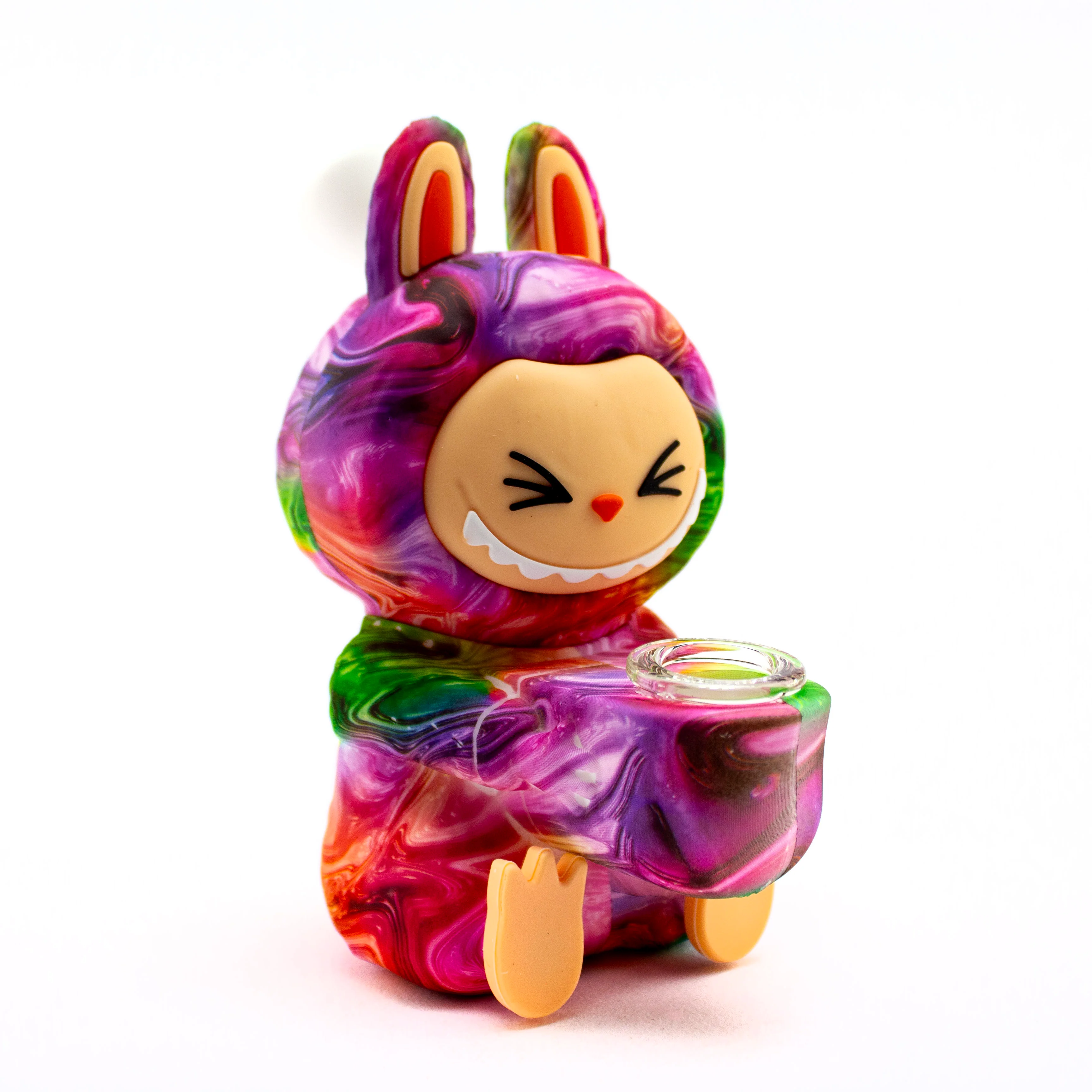 Laughing Labubu Silicone Bubbler - Image 7