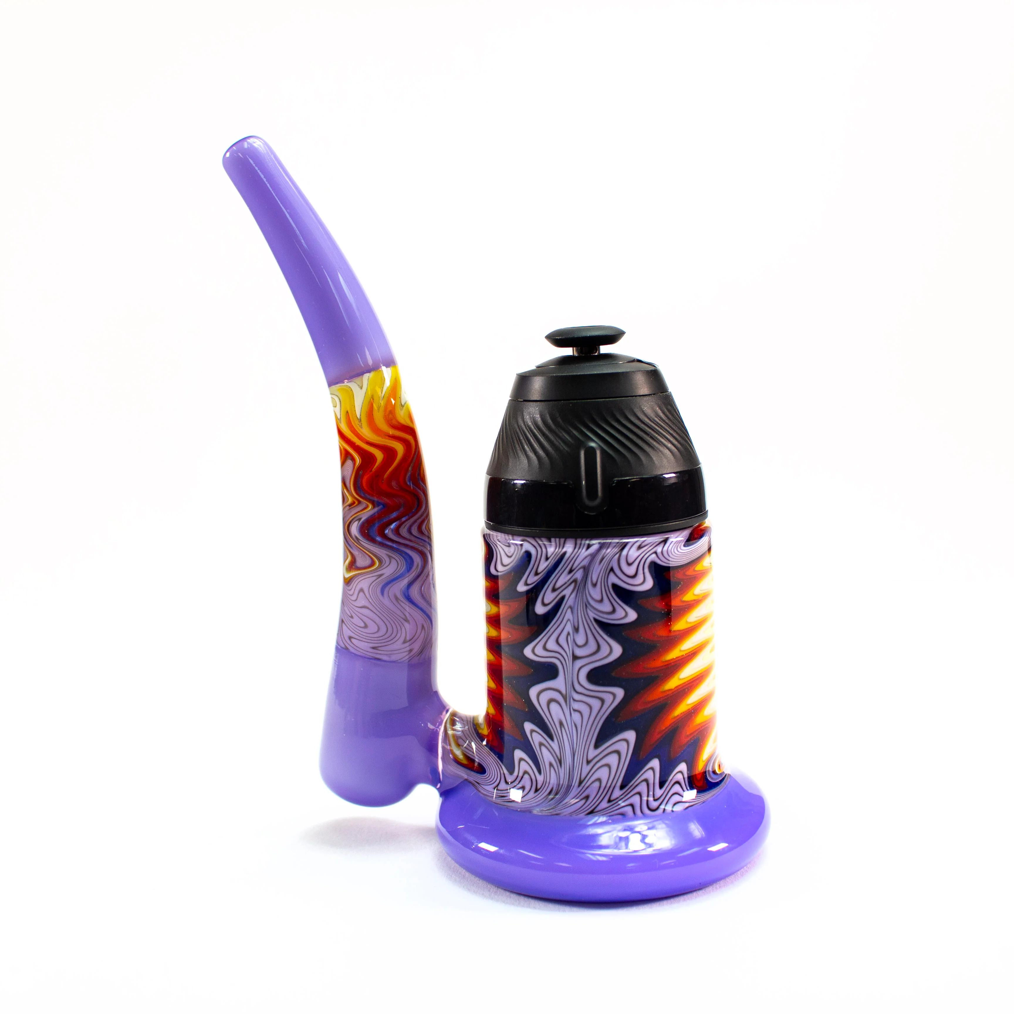 Milky Purple Wig-Wag Proxy Dry Pipe #PR210 - Image 2