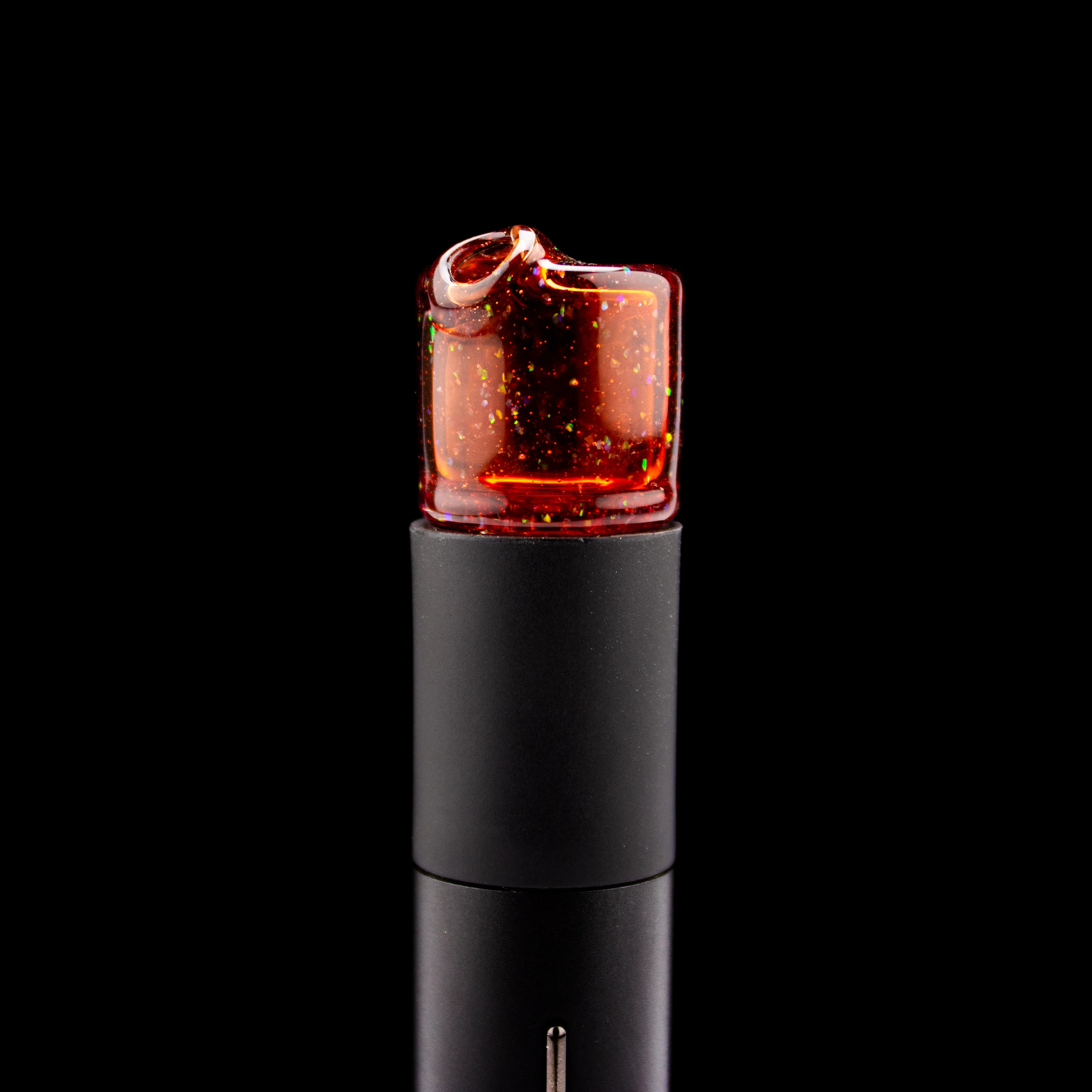 Pomegranate Crushed Opal Pivot Spinner Tip #SAN43 - Image 2