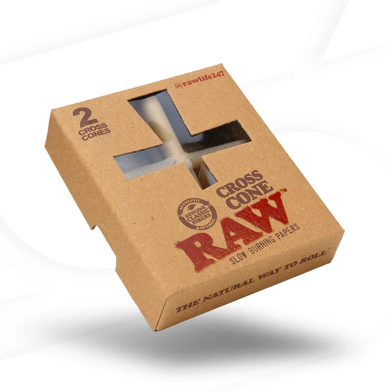 RAW Classic Cones - Cross 2pk