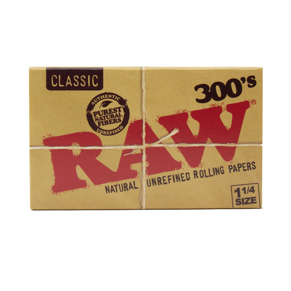 RAW Classic Rolling Papers - 300pk 1.25