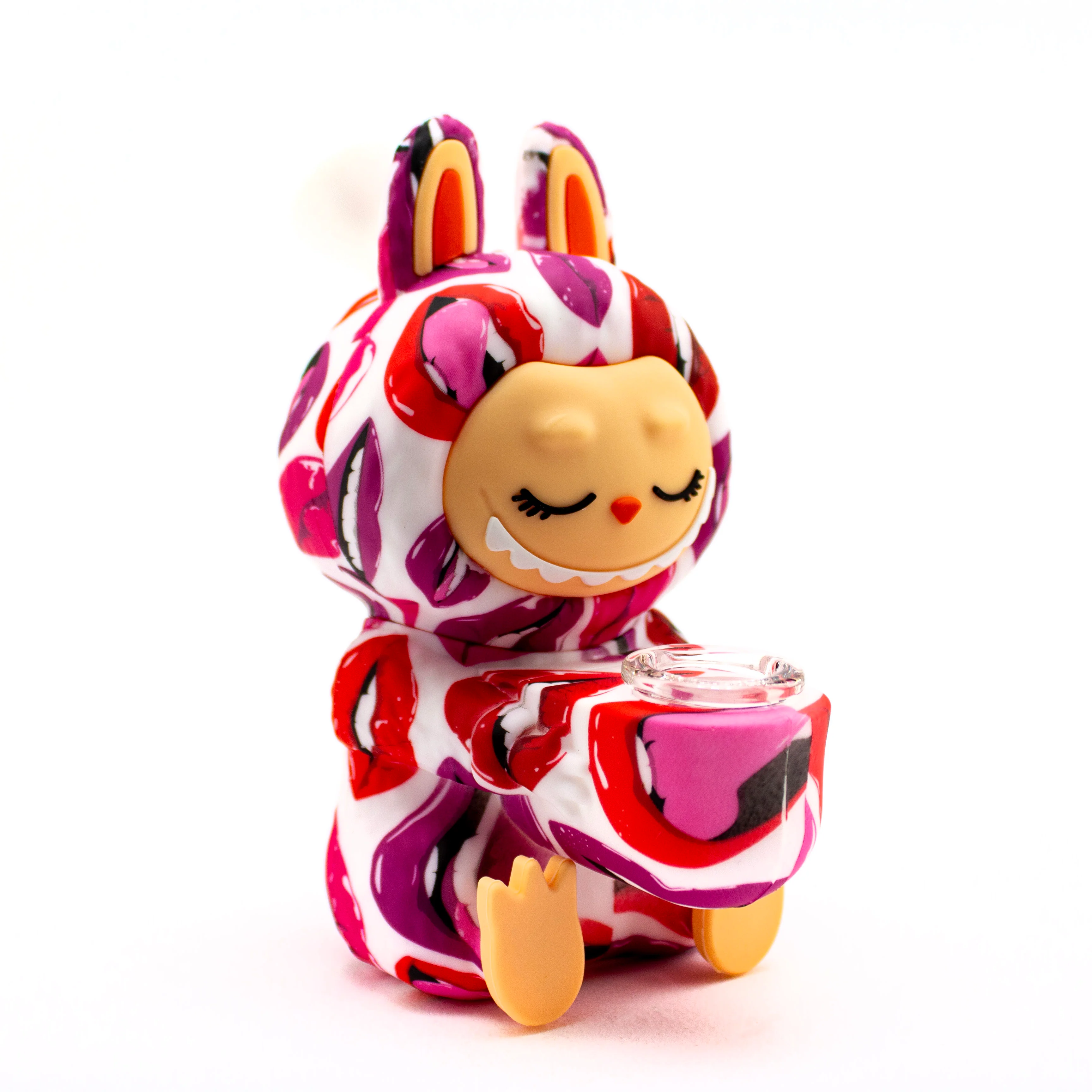 Sleepy Labubu Silicone Bubbler - Image 7