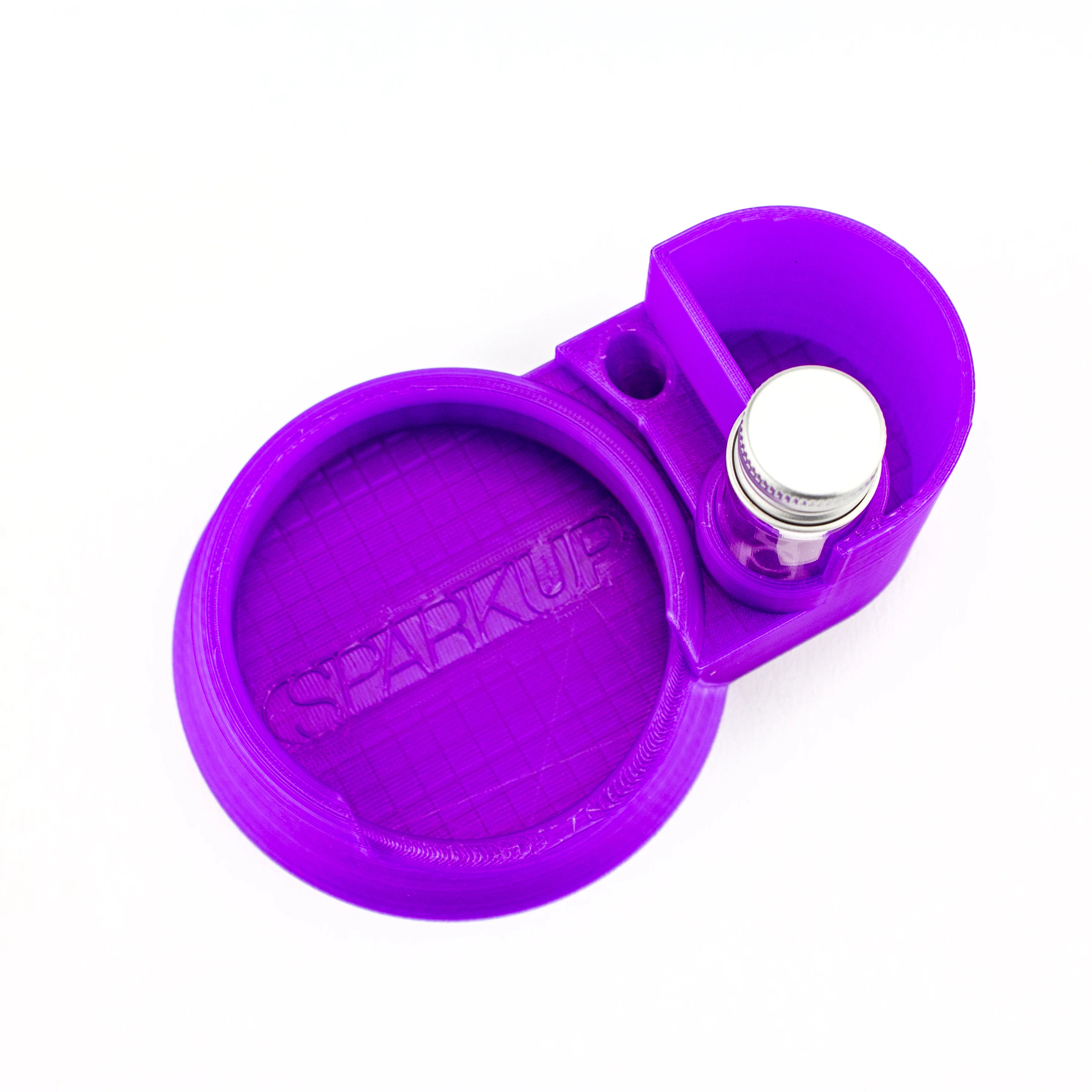 Transparent Purple Peak Stabilizer Station #SUD21