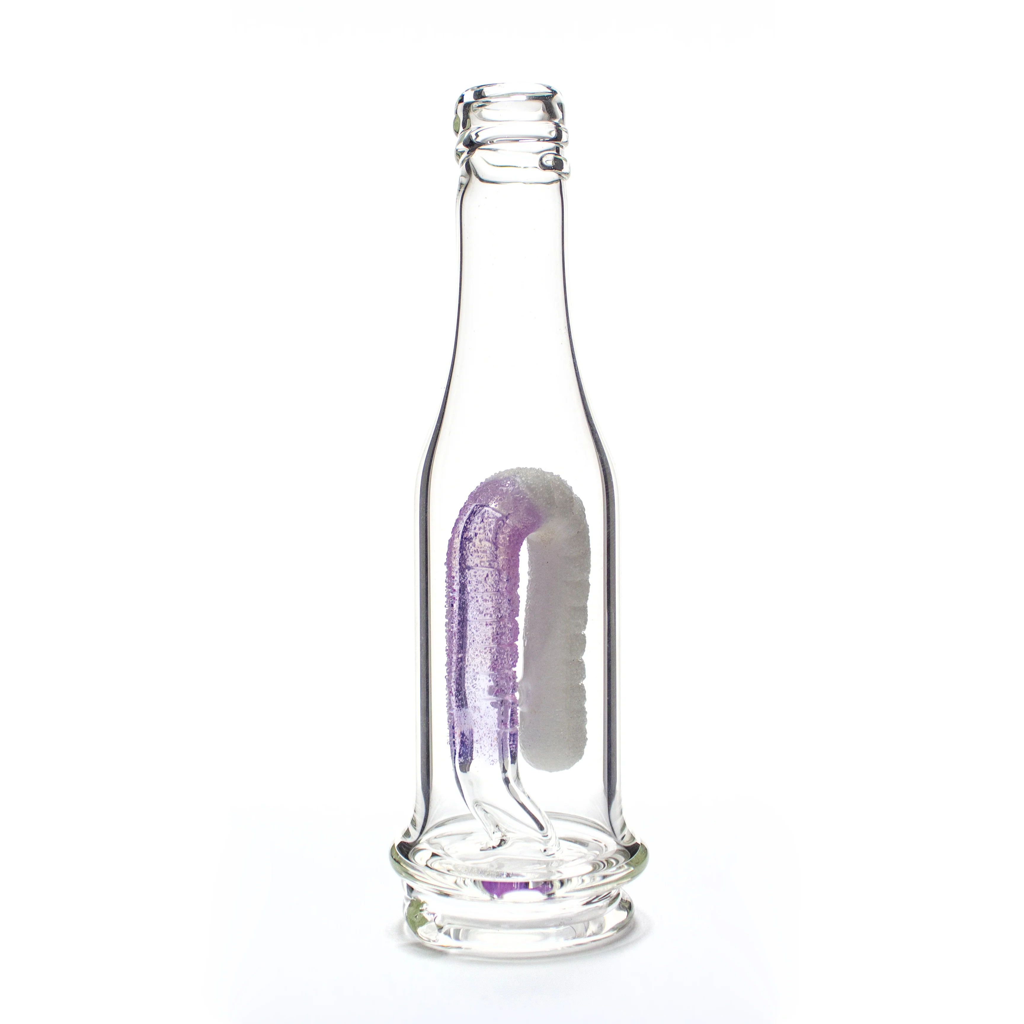 White & Purple Candy Bottle Peak Top #EMP458