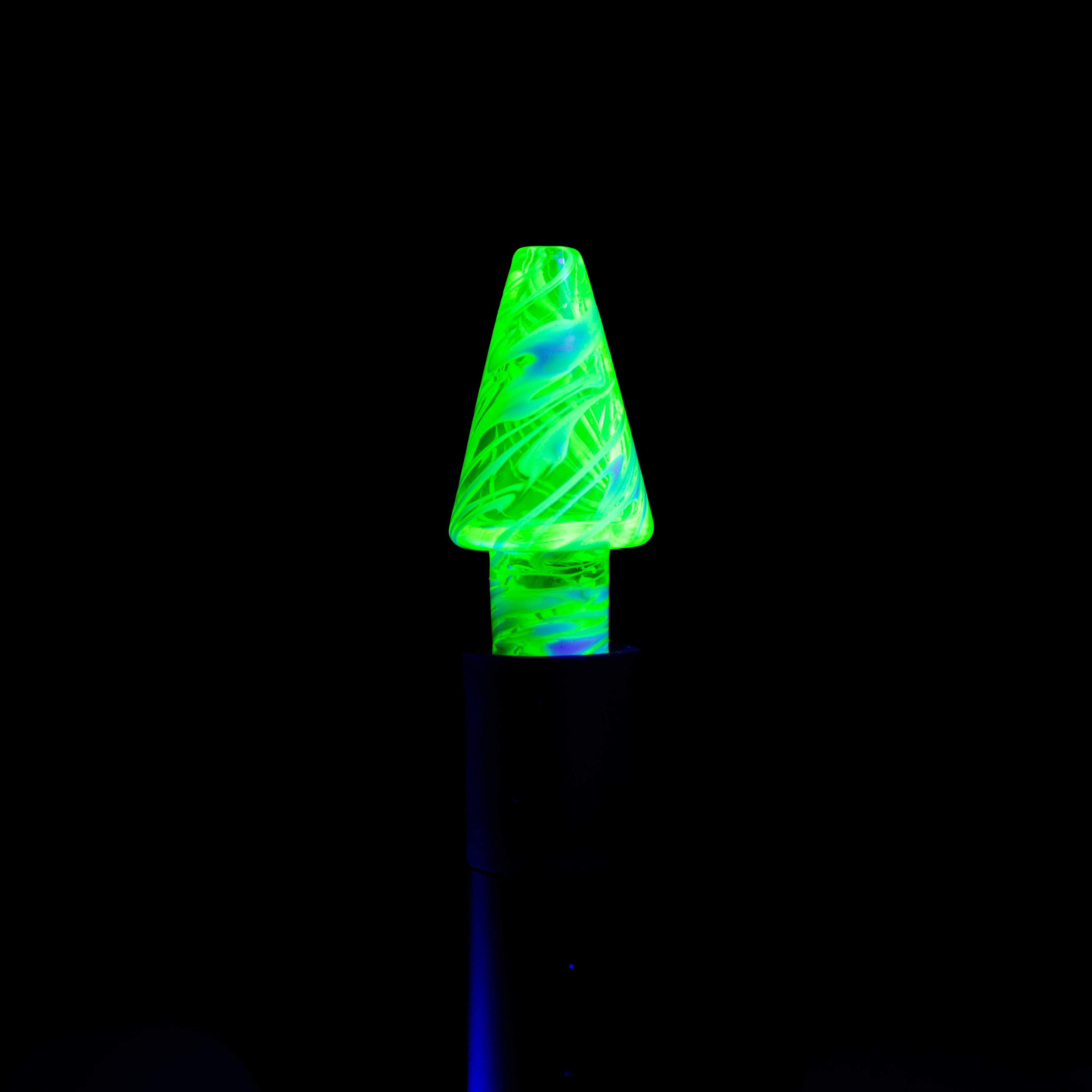 Yellow (UV) Swirl Pivot Mouthpiece #JDI06 - Image 3